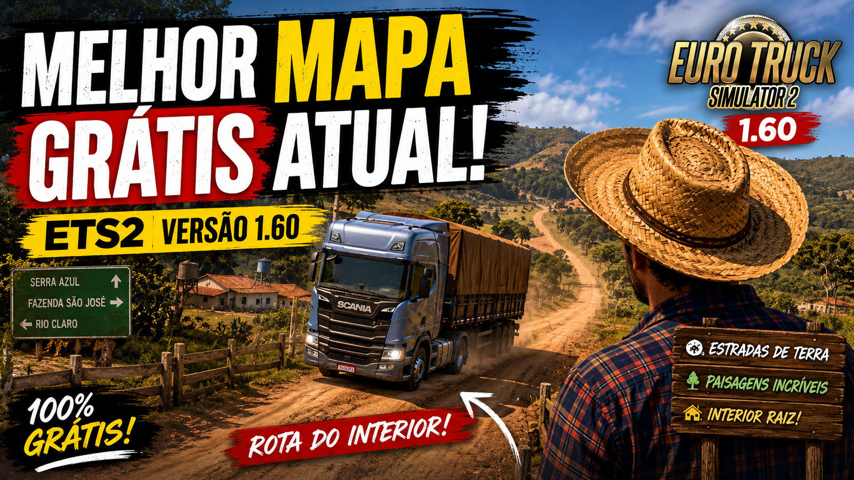 Mapa MG Interior ETS 2 versão 1.60